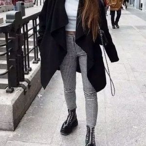 GAP BRAND GINGHAM CIGARETTE PANTS